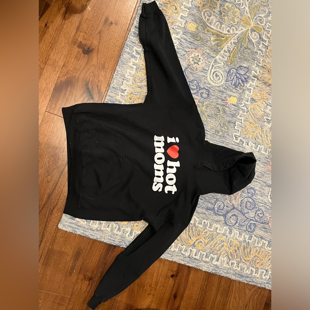 Danny Duncan I Heart Hot Moms Black Hoodie